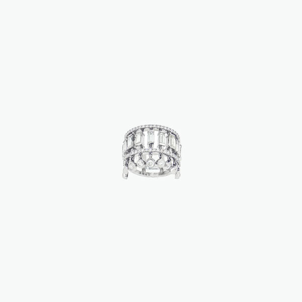 Royal Collection Diamond Baguette Ring