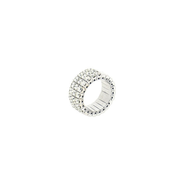 Royal Collection 3 Row Flexible Diamond Ring
