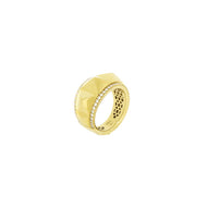 Royal Collection Faceted Diamond Ring