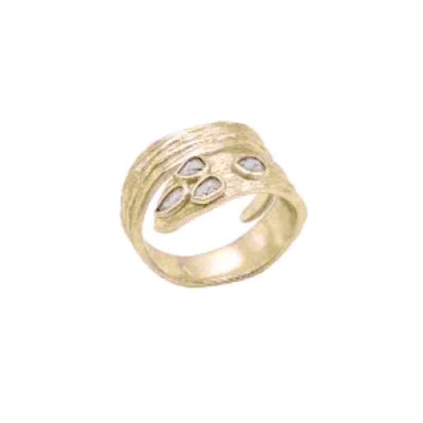 Jorge Revilla Gold Plated Sparkle Ring