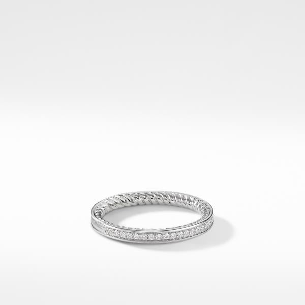 DY Eden Eternity Wedding Band with Diamonds in Platinum, 2.3mm