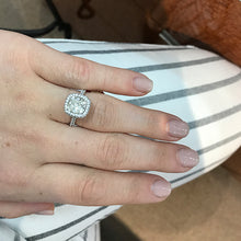 Load image into Gallery viewer, cushion cut ring
