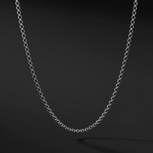 Load image into Gallery viewer, BOX CHAIN WITH GREY TITANIUM, 2.7MM
