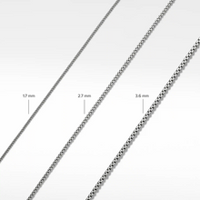 Load image into Gallery viewer, Box Chain Necklace with Gold
