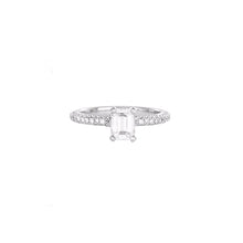 Load image into Gallery viewer, emerald cut engagement ring
