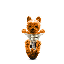 Load image into Gallery viewer, Yorkshire Terrier Silver Hug Ring
