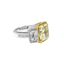 Load image into Gallery viewer, custom yellow diamond ring
