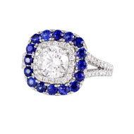 Royal Collection Sapphire & Diamond Ring
